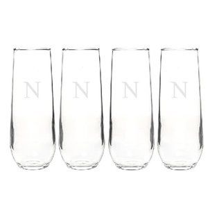 🎁 Cathy's Personalized Champagne Toasting Letter N